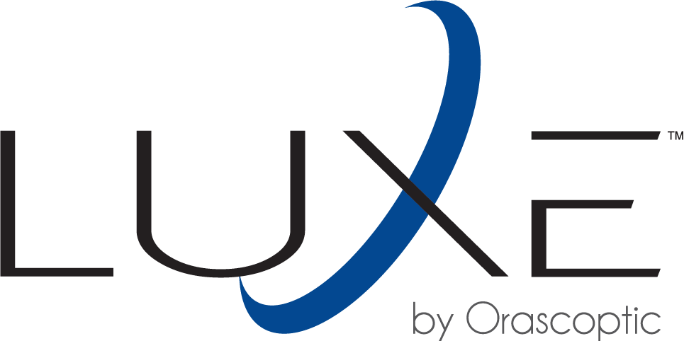 Logo producenta lup stomatologicznych Luxe by Orascoptic